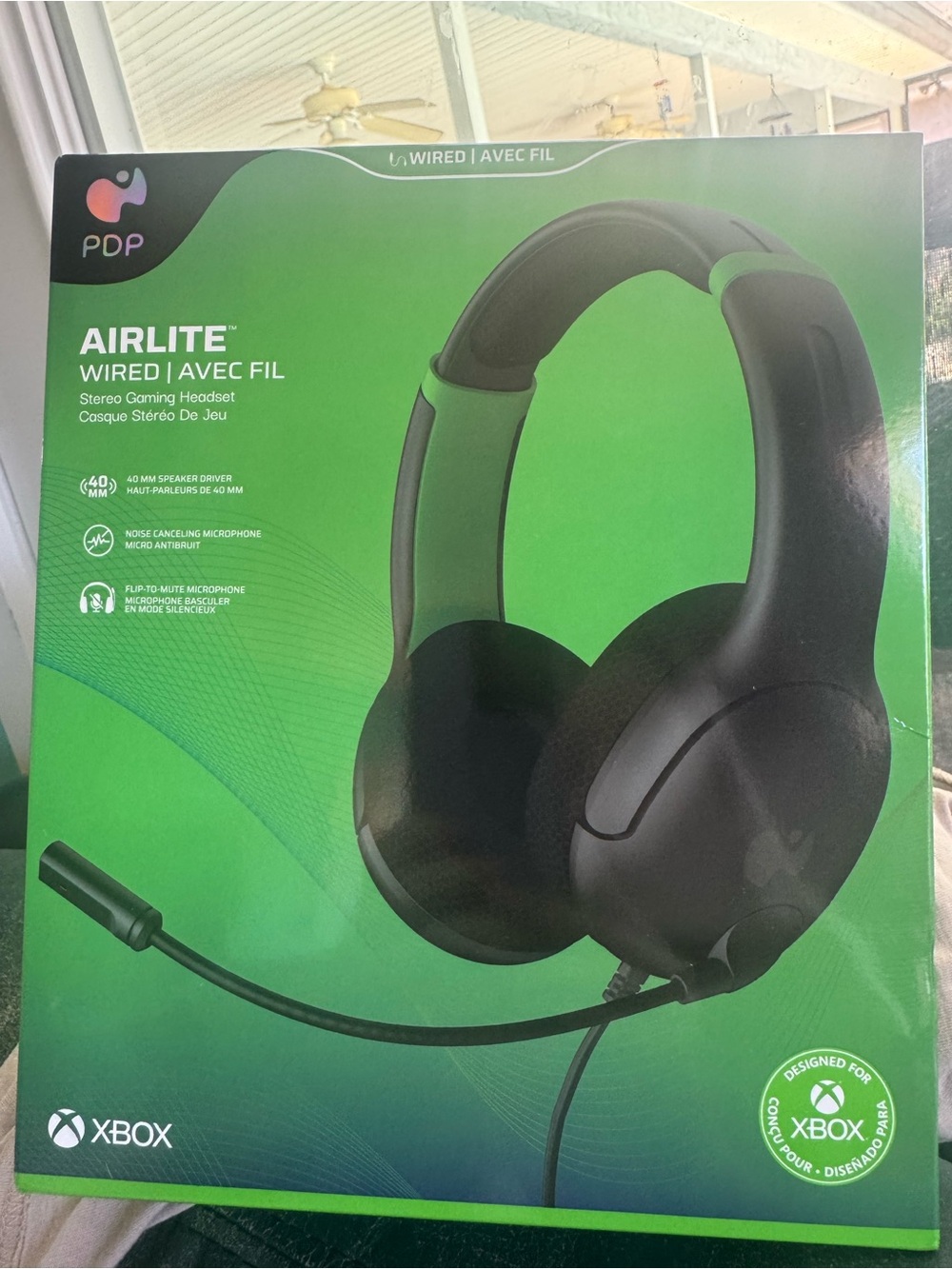 PDP Airlite Wired Gaming Headset - Black